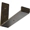 Ekena Millwork Steel Hanging Shelf Bracket, Antiqued Pale Gold 2"W x 10"D x 6 1/2"H BKTM02X10X06HSAPG - alternate 1